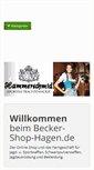 Mobile Screenshot of becker-shop-hagen.de